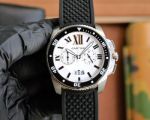 Cartier Imported Quartz Movement 43*14MM White/Black Dial Men Watch